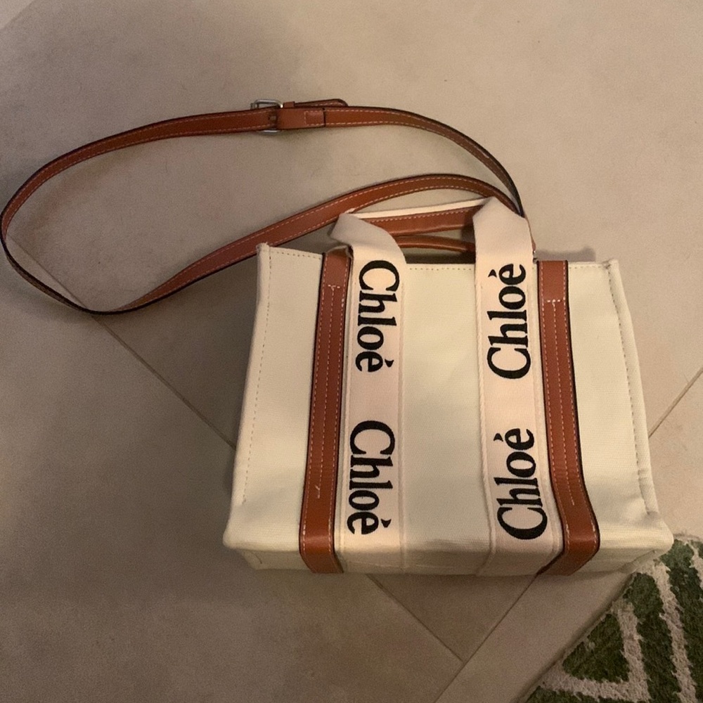 Chloe pink accent bag